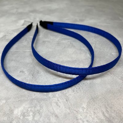 Ободок для волос (металлический), ширина 1,2 1,2 см, цвет-синий, шт. 01201 фото