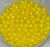 Намистини (кругла) з білою серединкою, 8 мм, колір- жовтий, уп-100 шт 015182 фото