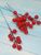 Гілочка з ягідками, 5*11,5 см, колір червоний, шт 012691 фото
