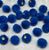 Кулон, підвіска (хутро), 15 мм, колір-синій, шт 015021 фото