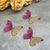 Метелик шифоновий (двошаровий), розмір ≈ 3*4 см, 1 шт 016576 фото