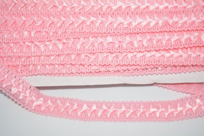 Тесьма Самоса 1,5 см, цвет-розовый, метр  02484 фото