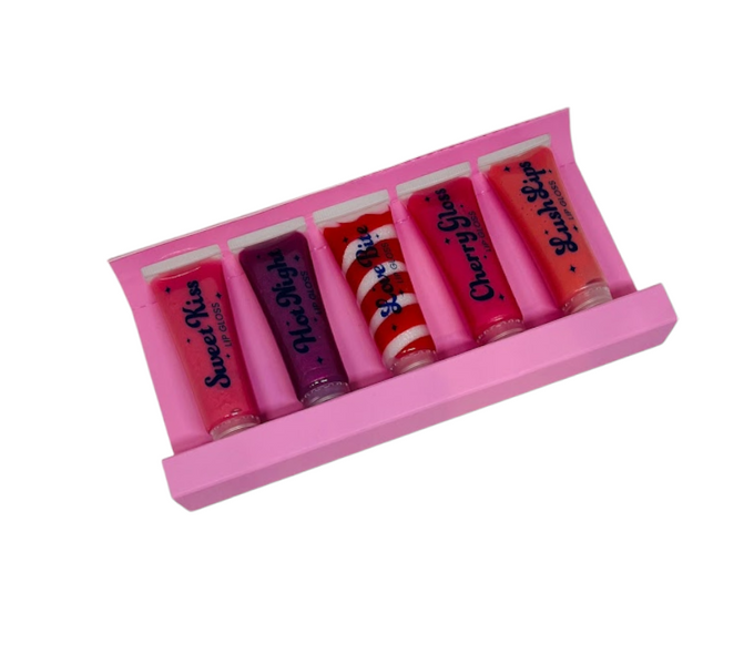 Подарочный набор блесков для губ Lip gloss by max more 5*10 мл 016017 фото