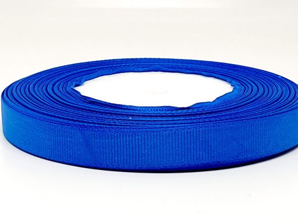 Репсова стрічка 1,2 см, колір-синій, метр 07781 фото