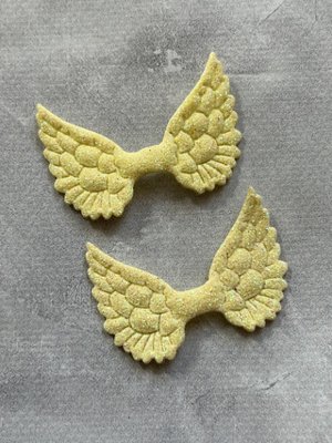 Патчи "Крылья" 4,8*3,5 см, светло-желтый, шт 014715 фото