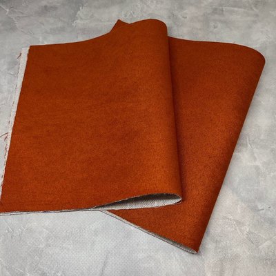 Штучна замша (Тканина) - відтінок помаранчевий , розмір 20*30 см 016550 фото