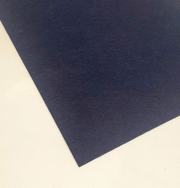 Фетр, 1 мм, 20*25 см, цвет темно-синий, шт. 012097 фото