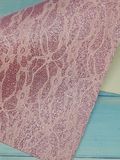 Екошкіра (дрібний гліттер+мереживо), розмір -15*22 см, колір-рожевий, шт 012259 фото