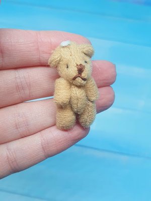 Іграшка-Ведмедик, розмір 3,7 см, світло-коричневий, шт 012559 фото
