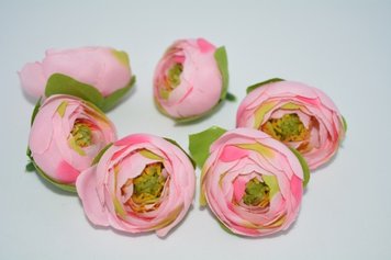 Бутон ранункулюса, розовые, 4 см, шт. 02329 фото