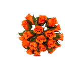 Букет роз (2 см), цвет оранжевый, 10 шт. 016294 фото