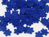 Квітка (тканина) 2 см, колір-синій, шт 014658 фото
