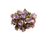 Букет троянд (2 см), колір - бузковий, 10 шт. 016295 фото