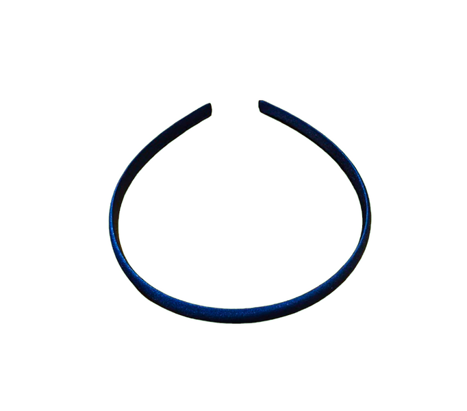 Обруч для волос (пластик) 0,9 см, цвет- темно-синий, шт. 016159 фото