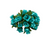 Букет троянд (2 см), колір - бірюзовий, 10 шт. 016296 фото