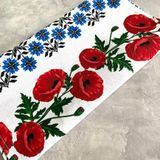 Полотенце кухонное льняное - Маки, 35*70 см, арт 020536 1 шт 020536 фото