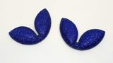 Аплікація Вушка, розмір 5,5*3,5 см, колір-синьо-фіолетовий, шт 07841 фото