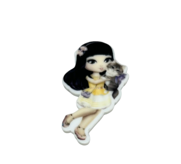 Серединка для бантиків Лялька Джоллі Долс, 4 см, шт 03733 фото
