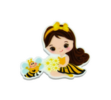 Серединка для бантиків Дівчинка з бджолою, шт 011846 фото