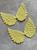 Патчі "Крила", 90*65 мм, колір-жовтий, шт. 011052 фото