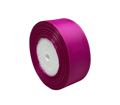 Репсова стрічка 4 см, колір-рожева фуксія, метр 012816 фото