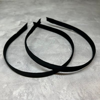 Ободок для волос (металлический) ширина 1,2 см, черный, шт 0440 фото