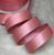 Сатинова стрічка (Vip) 2,2 см із срібною ниткою, колір-рожевий, метр 0477 фото