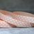 Репсовая лента в горох 1 см, цвет персиковый, арт 011620, 1 метр 011620 фото