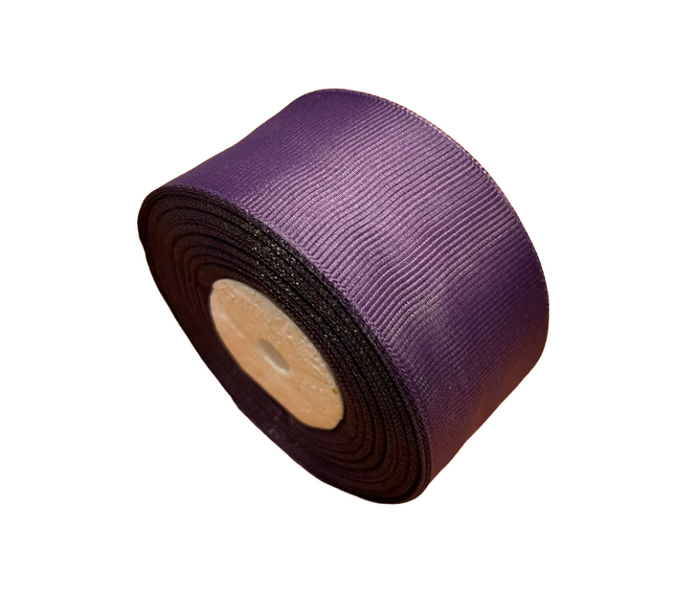 Репсова стрічка 4 см, колір -відтінок фіолетового, метр 016071 фото