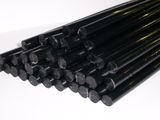 Клей для клейового пістолета 7 мм, довжина 25-27 см, колір-чорний, шт 012911 фото