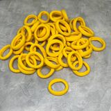 Резинка Калуш 4 см, (25 шт), колір жовтий  016165 фото
