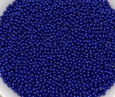 Намистини - жемчуг O 3 мм, колір-синій, упаковка ≈7-8 грам 014153 фото