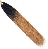 Сенегальские косички, длина 60 см, цвет-черный+коричневый, 5 шт. 08661 фото
