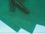 Фоаміран з гліттером, 20*30 см НЕ клейовий, колір-зелений, шт 012831 фото