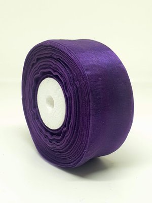 Органза (лента) 4 см, цвет-фиолетовый, метр 08186 фото