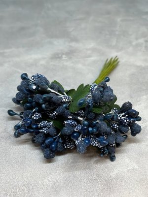 Тычинка (простая), цвет темно-синий, 1 букет. 011134 фото