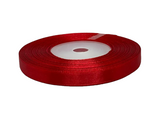 Атласная лента 1 см – ОПТ, цвет красный, 33 м 016491 фото