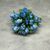 Букет подснежников (на ножке), цвет-голубой, 1 букет/10 шт. 016353 фото