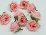 Бутон Троянди (тканина) 3,5 см, колір рожевий, шт 010844 фото