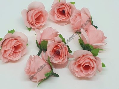 Бутон Розы (ткань) 3,5 см, цвет розовый, шт. 010844 фото