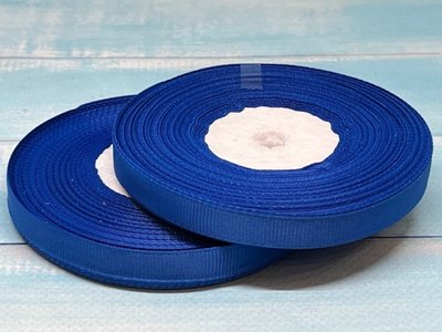 Репсовая лента 0,9 см-ОПТ, цвет синий, 23 метра 013722 фото