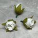 Бутон розы из ткани 2,0 см, цвет-белый, шт. 016494 фото 1