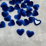Декор Сердечко 1,5*1,7 см, синій, шт  016170 фото