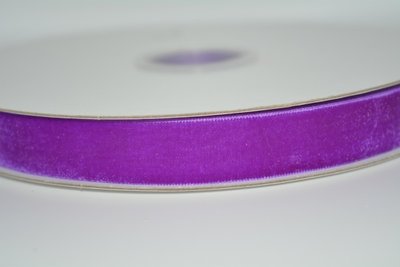 Стрічка оксамитова 2 см, фіолетова, метр 05241 фото