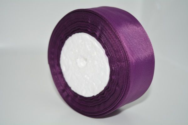 Репсовая лента 4 см, цвет-фиолетовый, метр 05316 фото