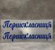 ТермоНаклейка - "Первоклассница" (арт 018736), размер одной наклейки - 2*10 см, 1 пара
