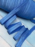 Еластична гумка, ширина 1,5 см, колір темно-блакитний, метр 07745 фото