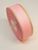 Репсова стрічка з люрексом, 2,5 см, рожевий+золото, метр 06614 фото