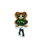 Середина для бантиков Куколка ЛОЛ (зеленый костюм), 4 см, OMG 07937 фото