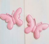Аплікація метелик, 5*6,5 см, колір-рожевий, шт 011712 фото